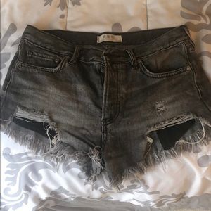 Free People Denim Shorts
